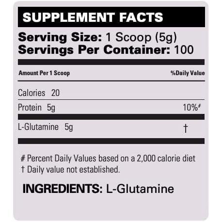 EHP Labs Glutamine (100 Serves)
