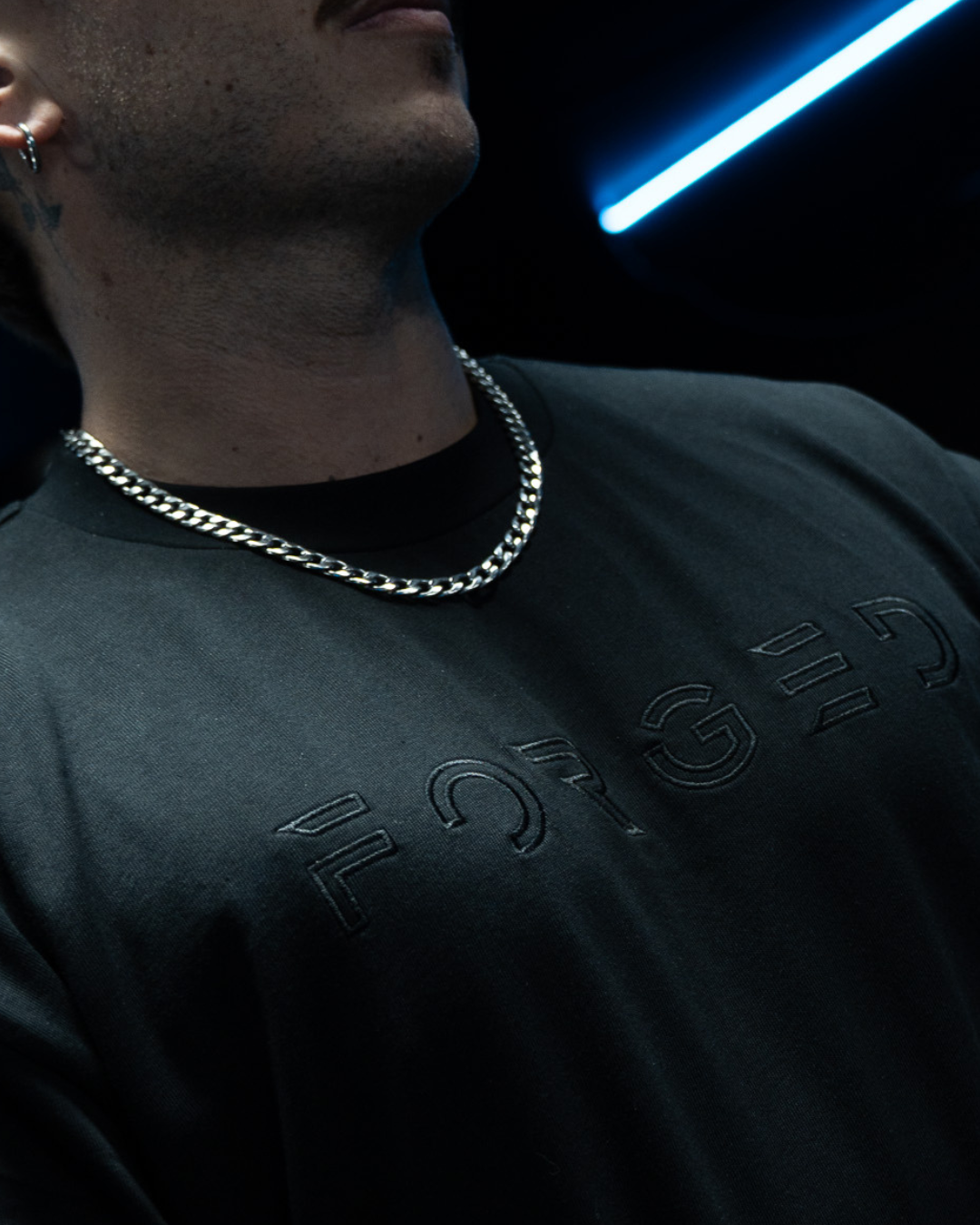 Legacy Max FORGED Embroidered Heavy Tee - Black Embroidery