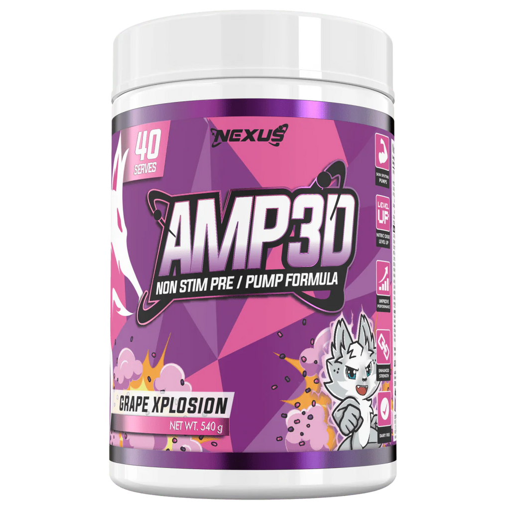 Nexus AMP3D Non-Stim Pre Workout (40 Serves)