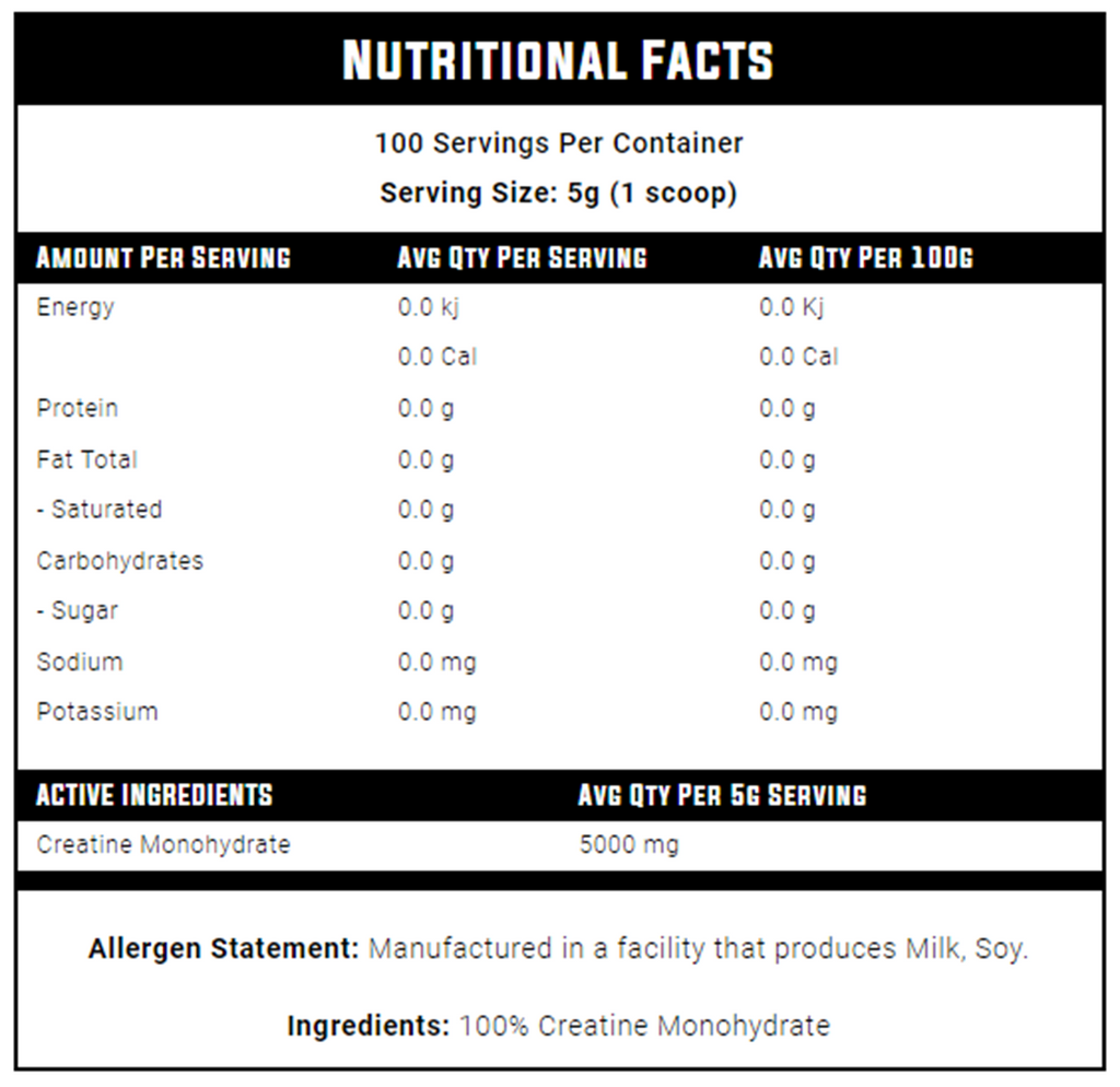 Nexus Creatine Pharmagrade Monohydrate (30 Serves)