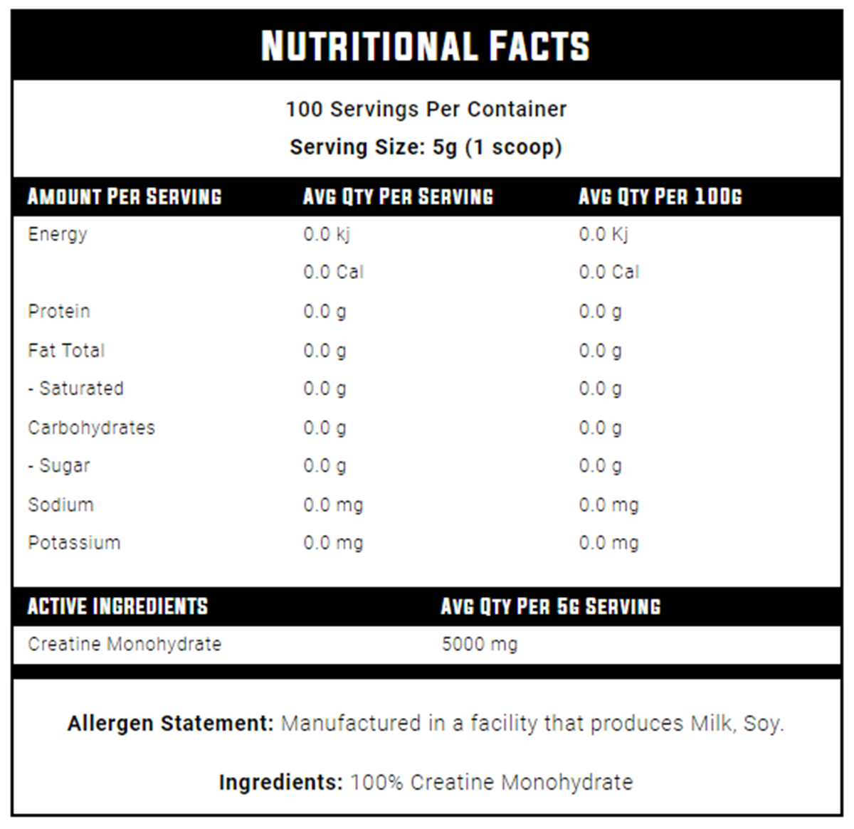 Nexus Creatine Pharmagrade Monohydrate (30 Serves)