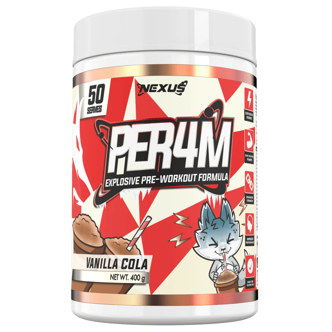 Nexus PER4M Pre-Workout (50 Serves)